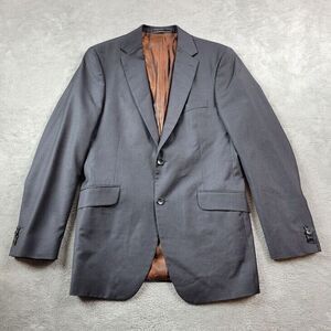 Ben Sherman Sport Jacket Coat‎ Suit Blazer 2 Button Mens 42L Gray Copper Lining